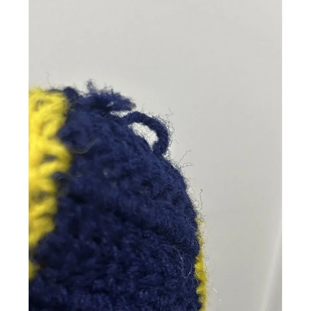 BOHO Hippie Vintage Handmade Crochet Granny Purple Flower Vest Tank Small - Picture 10 of 11